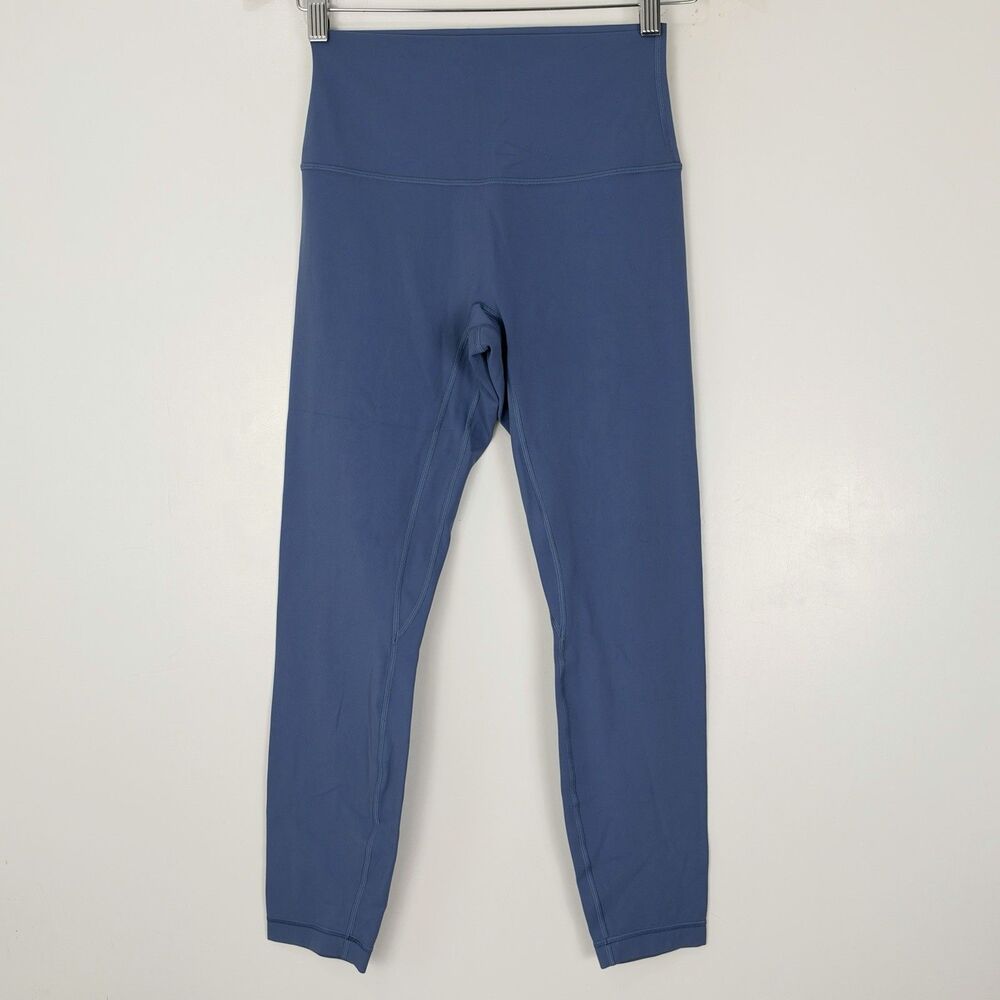 Lululemon Align No Line HR Pant 25" Brilliant Blue Leggings Size 6 Nulu Yoga